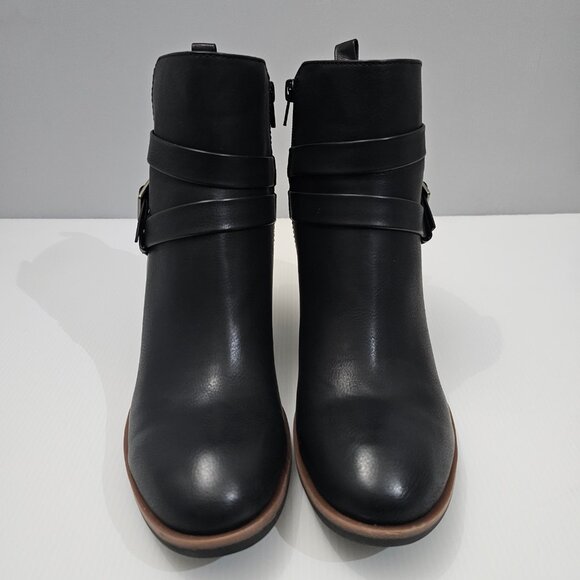 NEW Korks Kork Ease Heidi Ankle Bootie Womens 9.5 Black Block Heel Fall Everyday - Picture 5 of 14